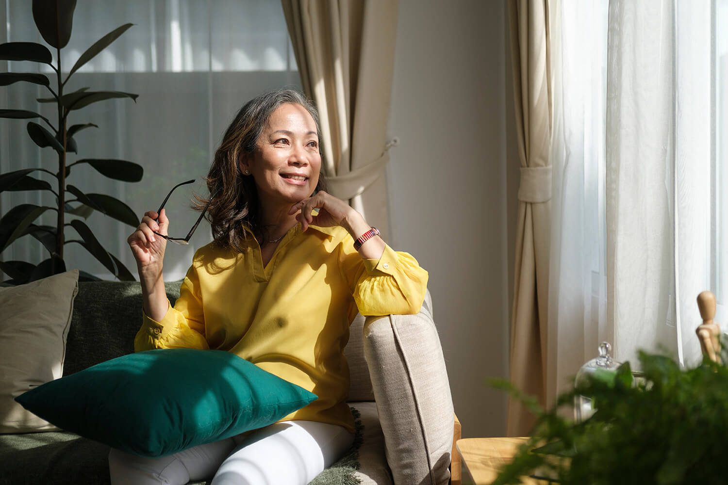Person finding calm during anxiety therapy in Aurora, Ontario